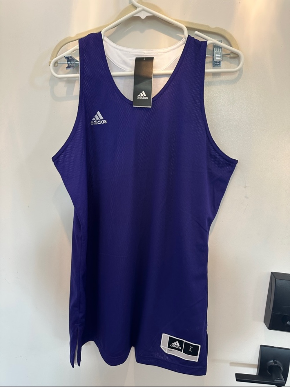 Adidas Purple Sleeveless Tank L